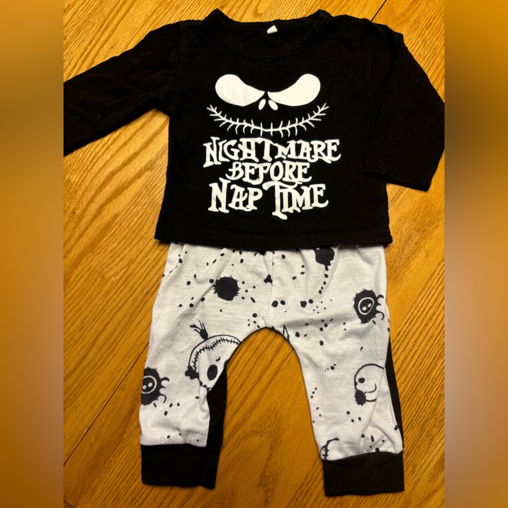 Jack Skellington, two-piece top and bottom